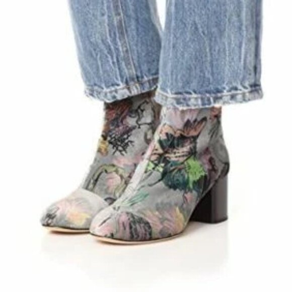 Rag & Bone Velvet Ankle Boots - Picture 9 of 13